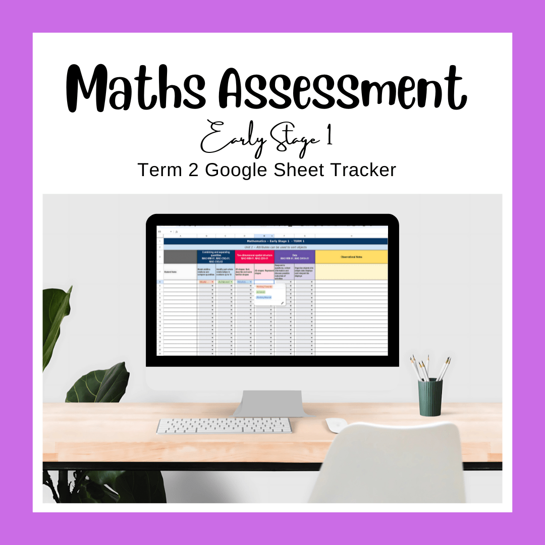 Early Stage 1 Term 2 Maths Assessment Bundle - Assessment