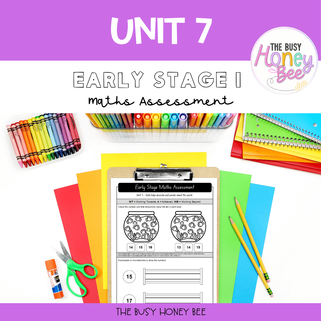Early Stage 1 Term 2 Maths Assessment Bundle - Assessment