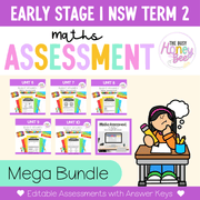 Early Stage 1 Term 2 Maths Assessment Bundle - Assessment