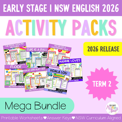 Early Stage 1 Term 2 NSW English Activity Packs Mega Bundle 2026 - Activity Pack
