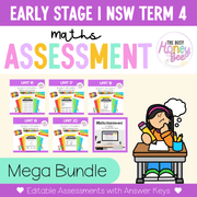 Early Stage 1 Term 4 Maths Assessment Bundle - Assessment