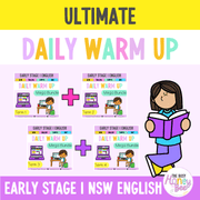 Early Stage 1 Ultimate English Daily Warm Up Mega Bundle - Warm Ups | Revision