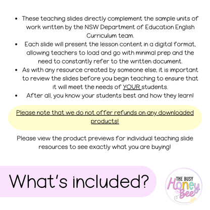 Early Stage 1 Ultimate English Teaching Slides Mega Bundle - Teaching Slides