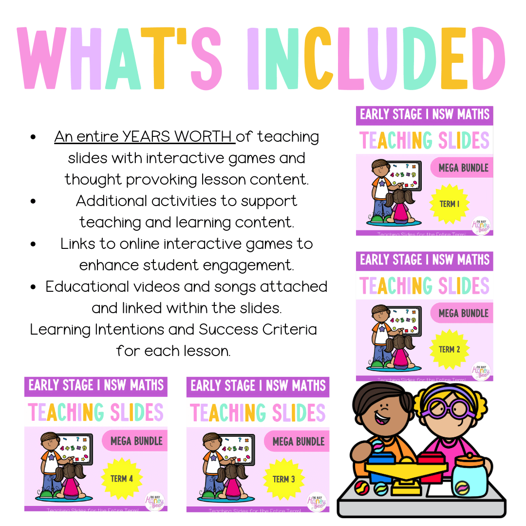 Early Stage 1 Ultimate Maths Teaching Slides Mega Bundle - Teaching Slides