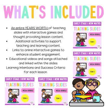 Early Stage 1 Ultimate Maths Teaching Slides Mega Bundle - Teaching Slides
