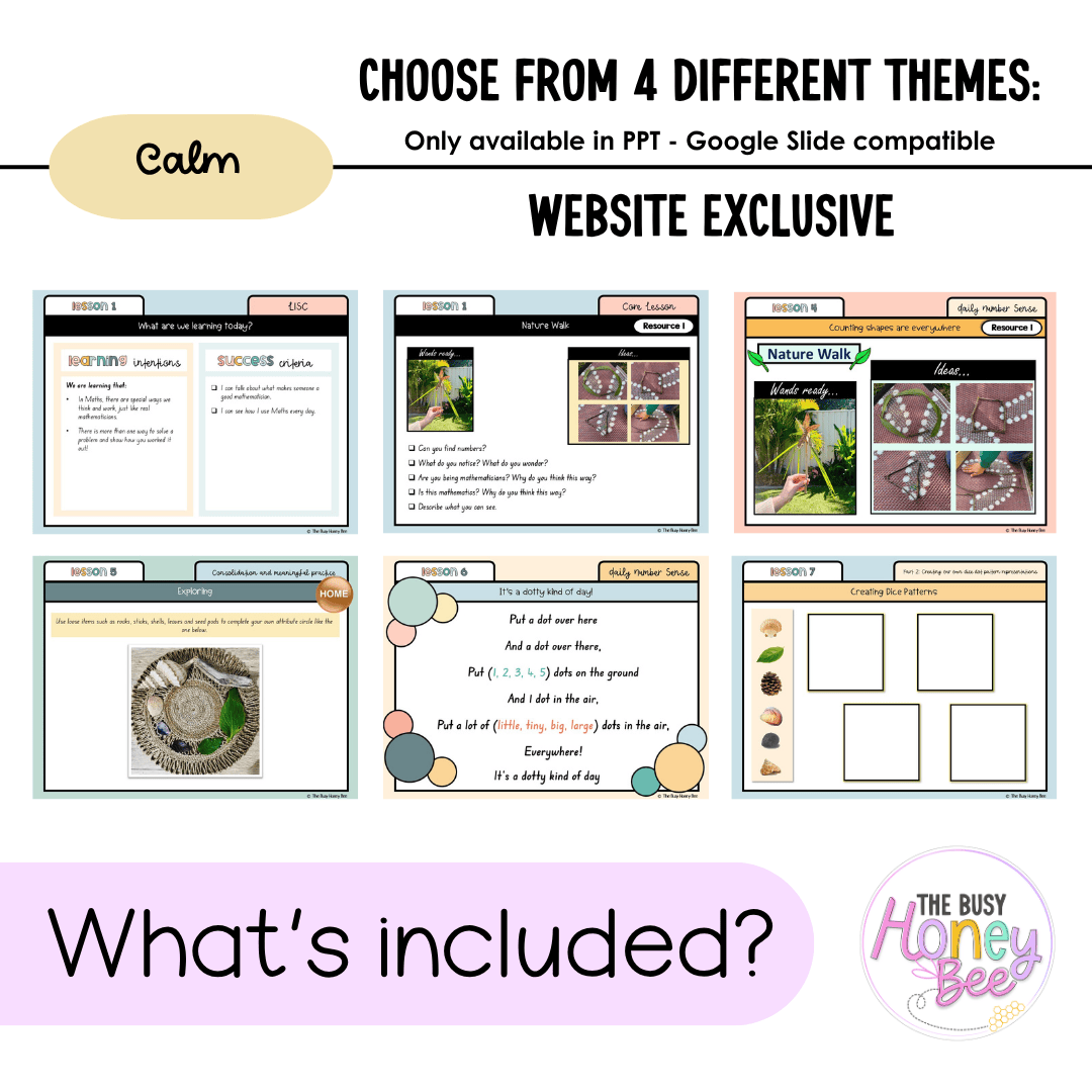 Early Stage 1 Unit 1 NSW Maths Teaching Slides 2022 - Teaching Slides