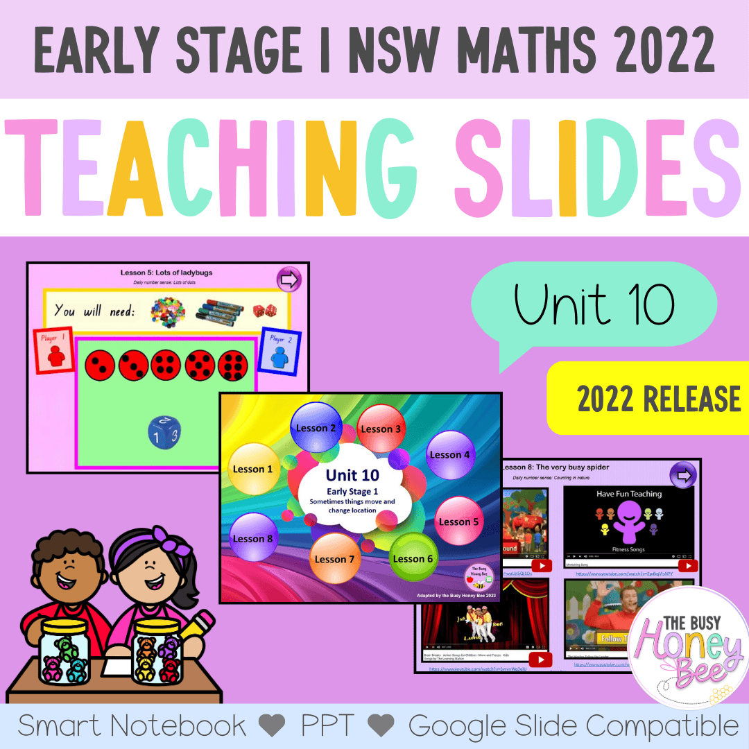Early Stage 1 Unit 10 NSW Maths Teaching Slides 2022 - Teaching Slides