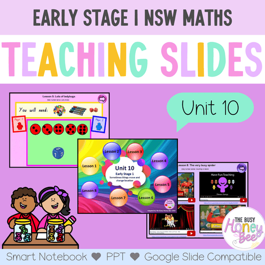 Early Stage 1 Unit 10 NSW Maths Teaching Slides - Teaching Slides