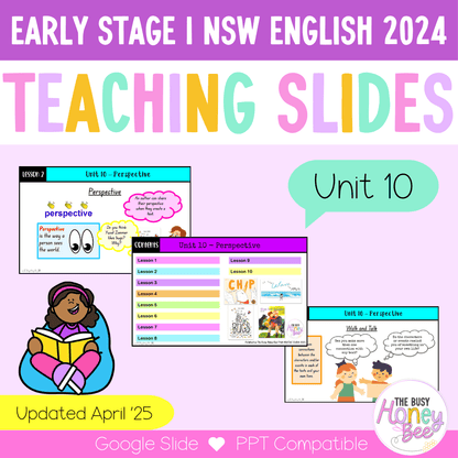 Early Stage 1 Unit 10 NSW Perspective English Teaching Slides 2022 - Teaching Slides