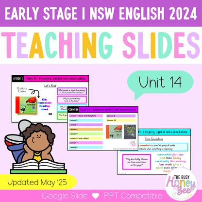 Early Stage 1 Unit 14 NSW Imagery, Symbol and Connotation English Teaching Slides 2024 - Teaching Slides