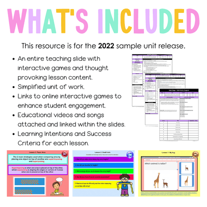 Early Stage 1 Unit 14 NSW Maths Teaching Slides 2022 - Teaching Slides