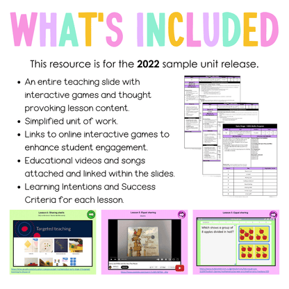 Early Stage 1 Unit 15 NSW Maths Teaching Slides 2022 - Teaching Slides