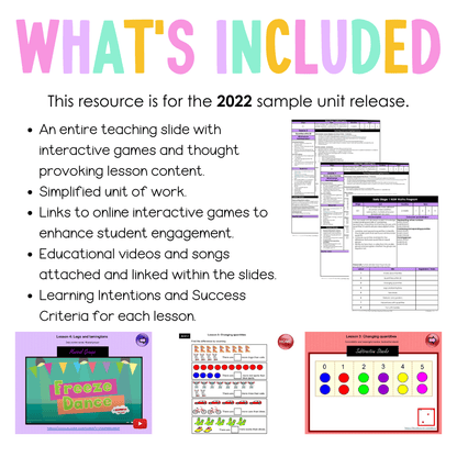 Early Stage 1 Unit 16 NSW Maths Teaching Slides 2022 - Teaching Slides