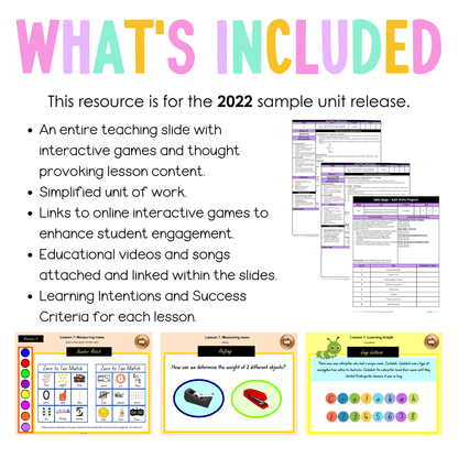 Early Stage 1 Unit 17 NSW Maths Teaching Slides 2022 - Teaching Slides