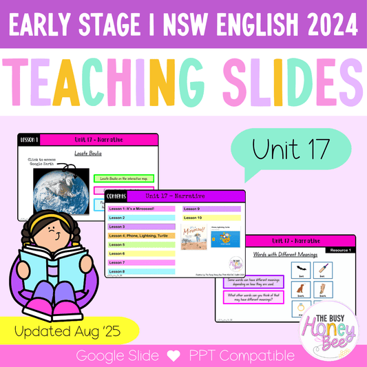 Early Stage 1 Unit 17 NSW Narrative English Teaching Slides 2024 - Teaching Slides