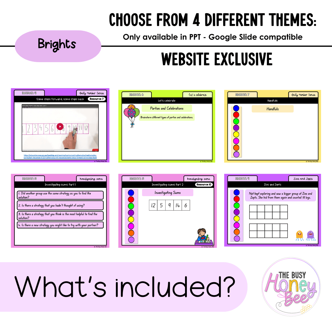 Early Stage 1 Unit 20 NSW Maths Teaching Slides 2022 - Teaching Slides