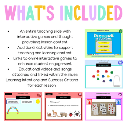 Early Stage 1 Unit 20 NSW Maths Teaching Slides - Teaching Slides