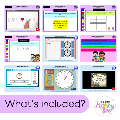Early Stage 1 Unit 20 NSW Maths Teaching Slides - Teaching Slides