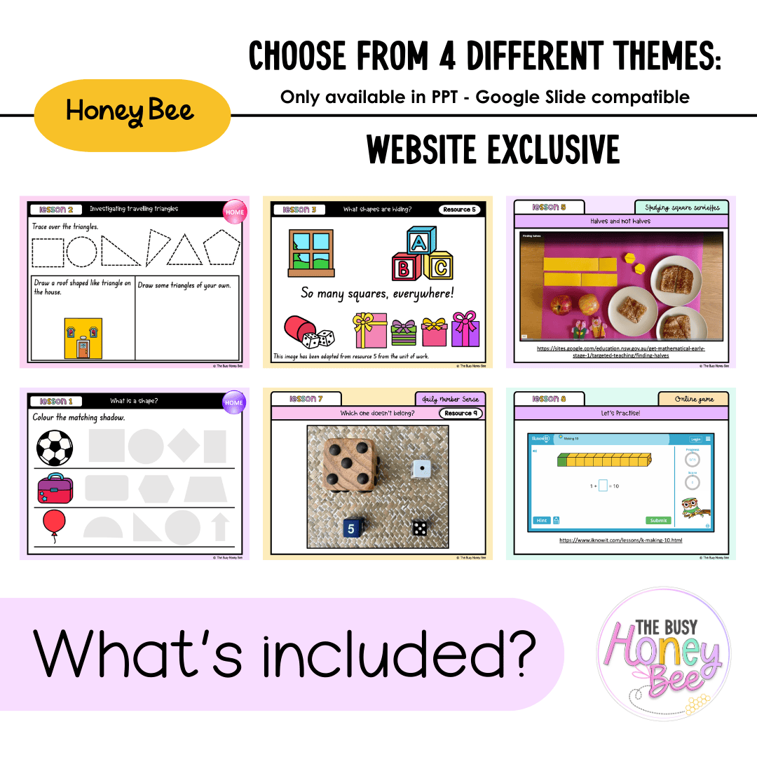 Early Stage 1 Unit 5 NSW Maths Teaching Slides 2022 - Teaching Slides