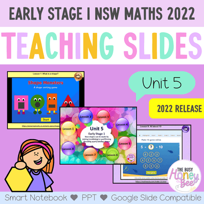 Early Stage 1 Unit 5 NSW Maths Teaching Slides 2022 - Teaching Slides