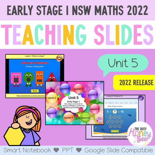 Early Stage 1 Unit 5 NSW Maths Teaching Slides 2022 - Teaching Slides