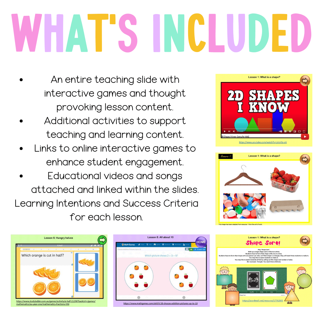 Early Stage 1 Unit 5 NSW Maths Teaching Slides - Teaching Slides