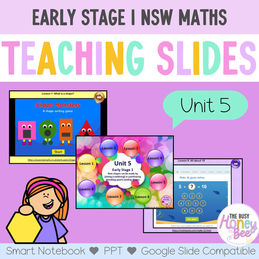 Early Stage 1 Unit 5 NSW Maths Teaching Slides - Teaching Slides
