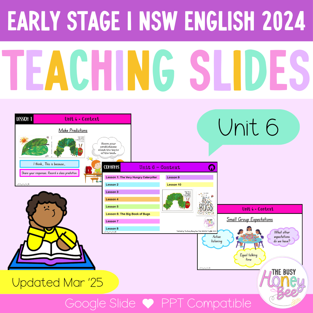 Early Stage 1 Unit 6 NSW Context English Teaching Slides 2022 - Teaching Slides