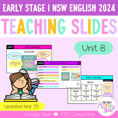 Early Stage 1 Unit 8 NSW Character English Teaching Slides 2022 - Teaching Slides