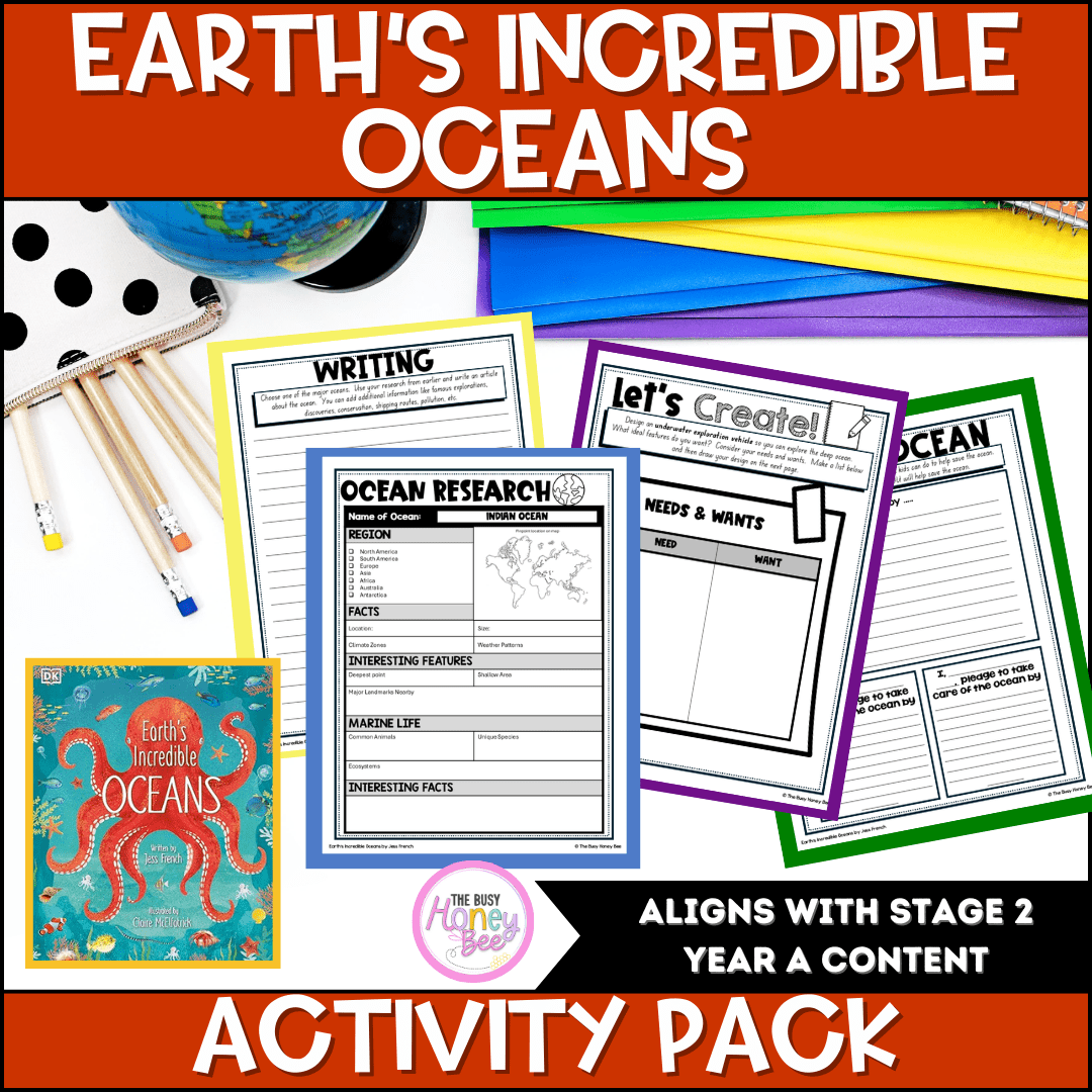Earth’s Incredible Oceans Activity Pack - Activity Pack