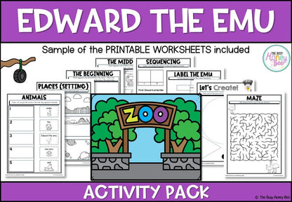 Edward the Emu Activity Pack - Activity Pack