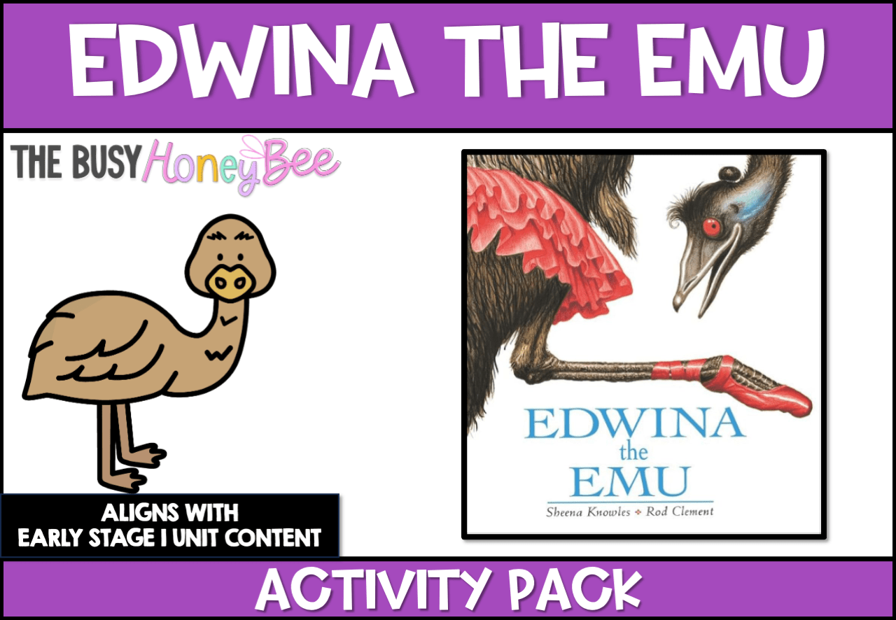 Edwina the Emu Activity Pack - Activity Pack