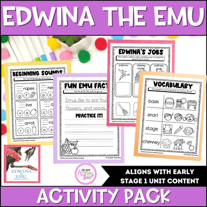 Edwina the Emu Activity Pack - Activity Pack