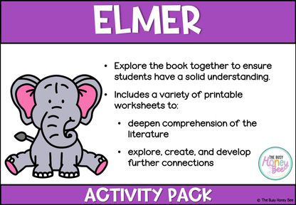 Elmer Activity Pack -