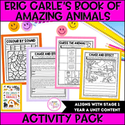 Eric Carle’s Book of Amazing Animals Activity Pack -