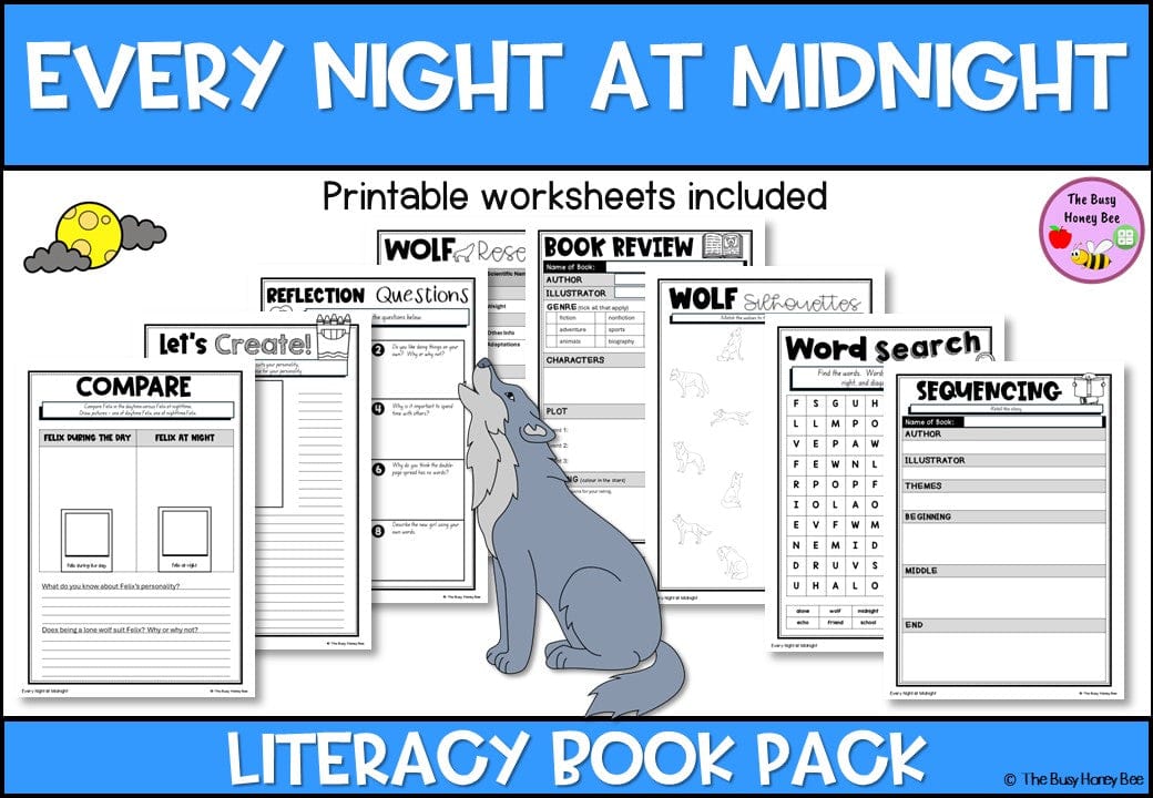 Every Night at Midnight - CBCA 2024 - Literacy Book Pack - Activity Pack
