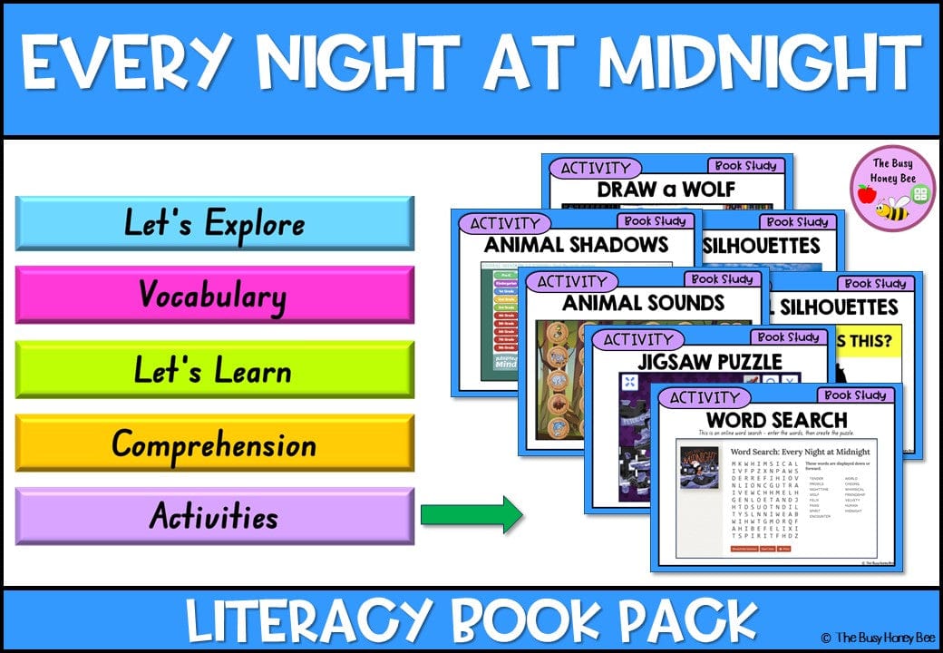 Every Night at Midnight - CBCA 2024 - Literacy Book Pack - Activity Pack