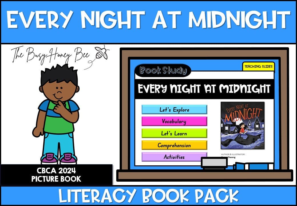 Every Night at Midnight - CBCA 2024 - Literacy Book Pack - Activity Pack