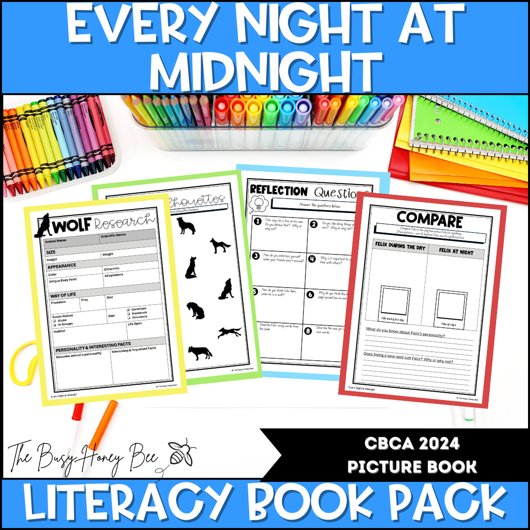 Every Night at Midnight - CBCA 2024 - Literacy Book Pack - Activity Pack