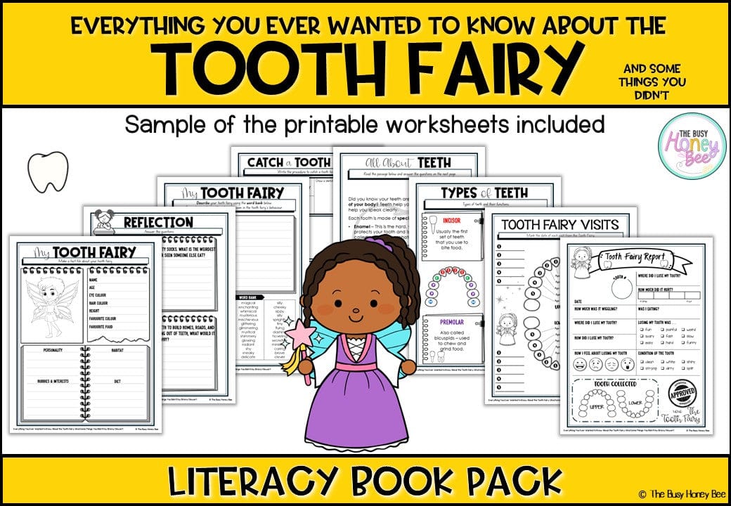 Everything You Ever Wanted to Know About the Tooth Fairy (And Some Things You Didn’t) by Briony Stewart - CBCA 2025 - Literacy Book Pack - Activity Pack