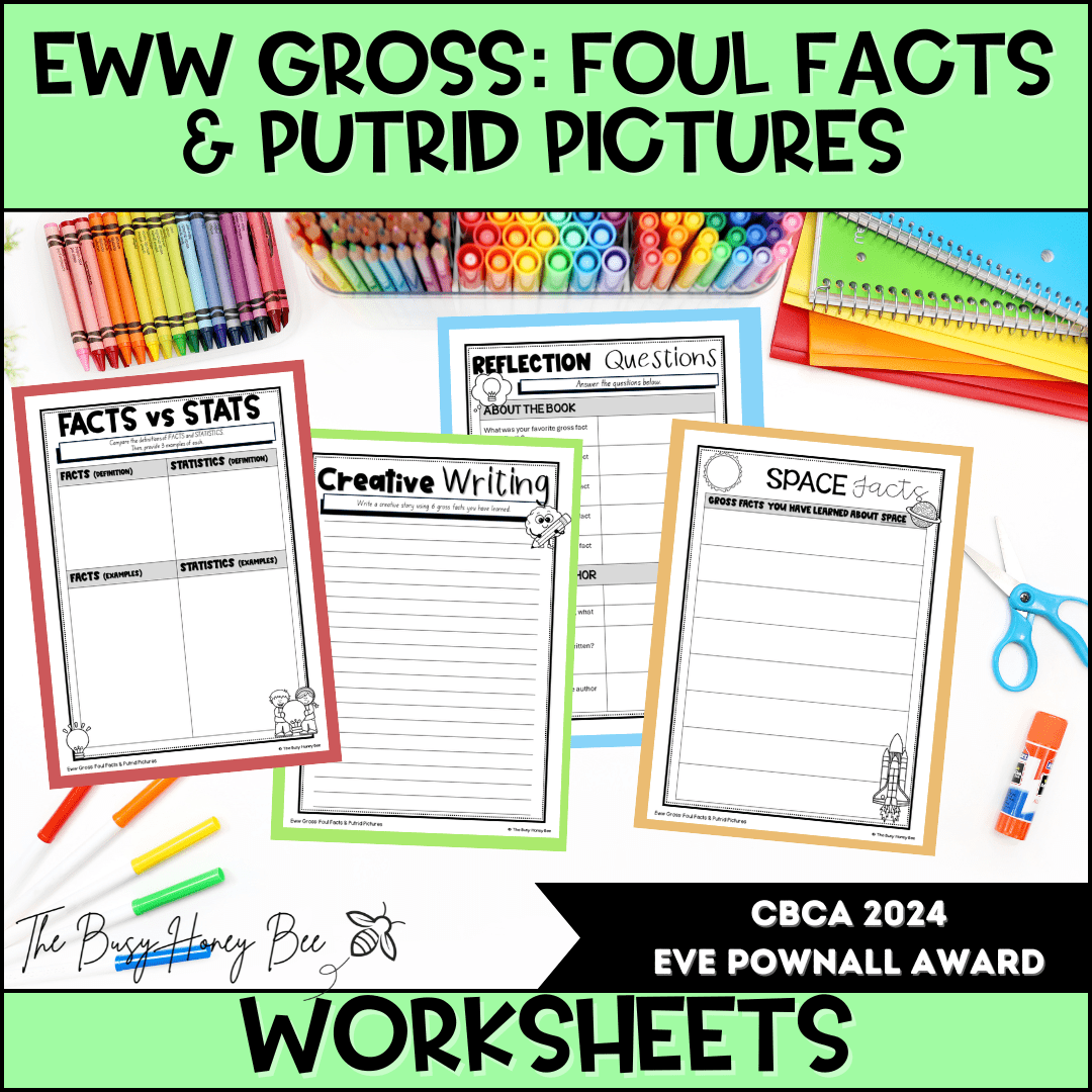 Eww Gross - Foul Facts and Putrid Pictures - CBCA 2024 - Literacy Book Pack - Activity Pack