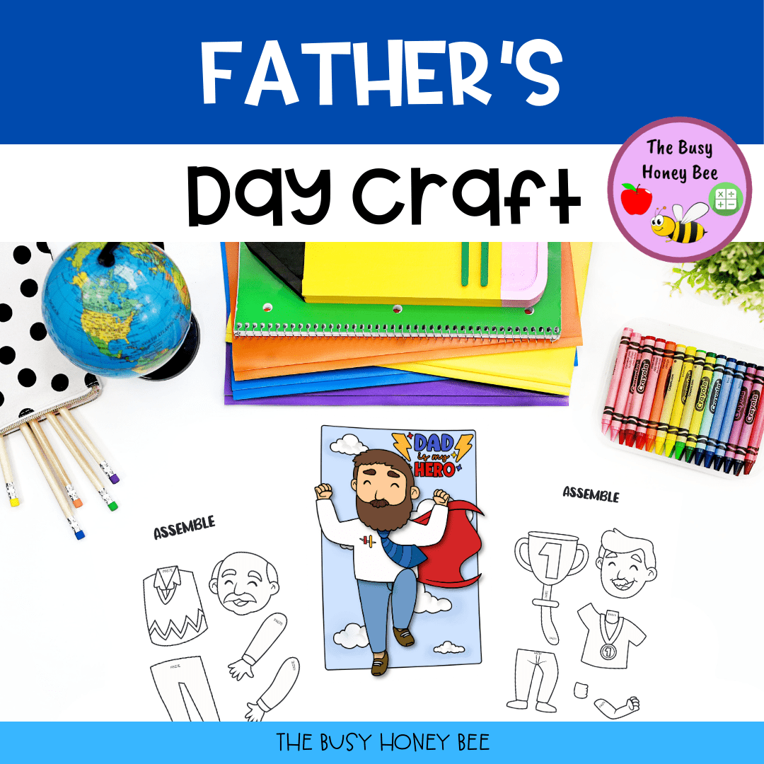 Father's Day Cut and Paste Craft - Craft