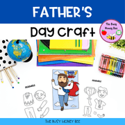 Father's Day Cut and Paste Craft - Craft