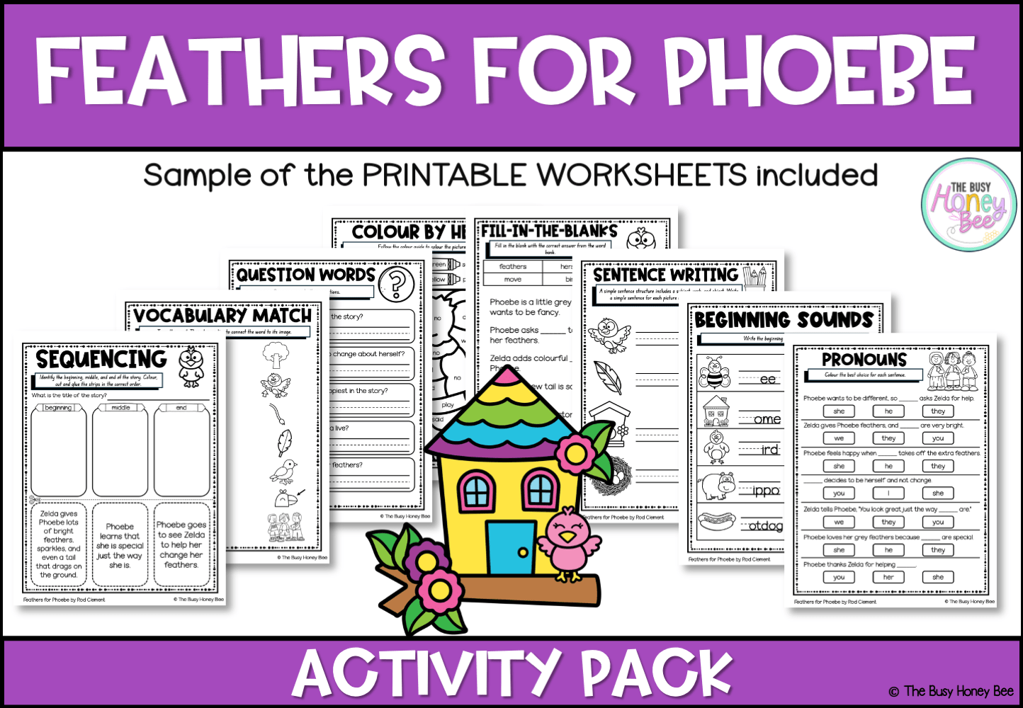Feather for Phoebe Activity Pack -