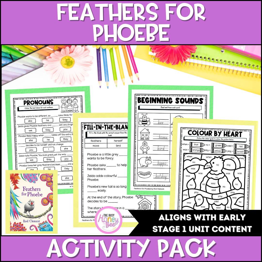 Feather for Phoebe Activity Pack -