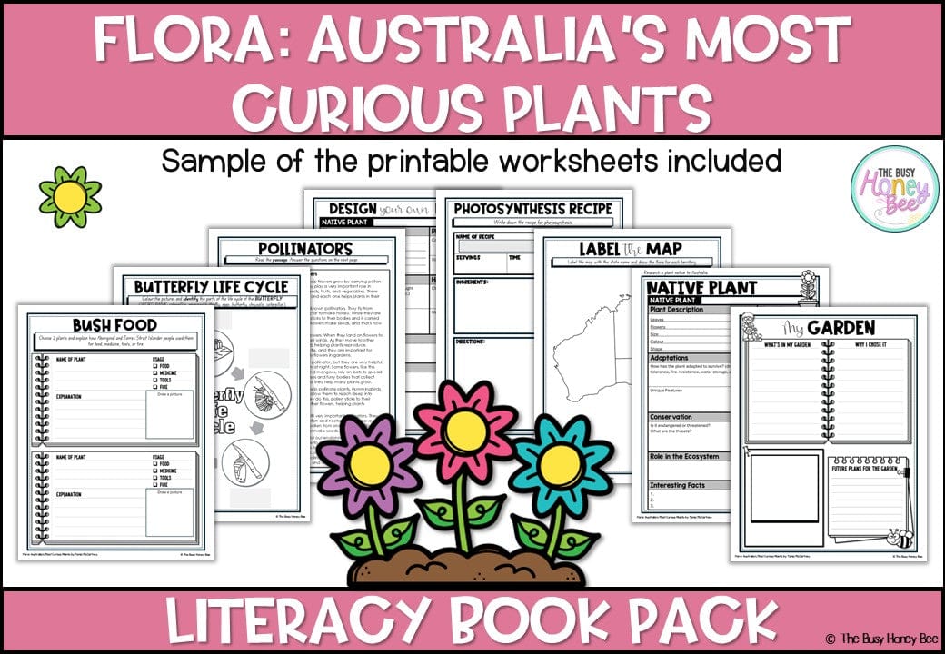 Flora: Australia’s Most Curious Plants by Tania McCartney - CBCA 2025 - Literacy Book Pack - Activity Pack
