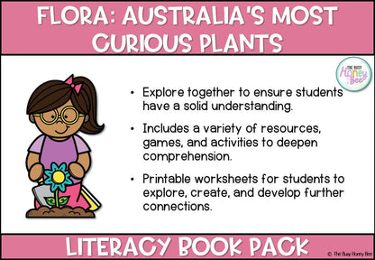 Flora: Australia’s Most Curious Plants by Tania McCartney - CBCA 2025 - Literacy Book Pack - Activity Pack