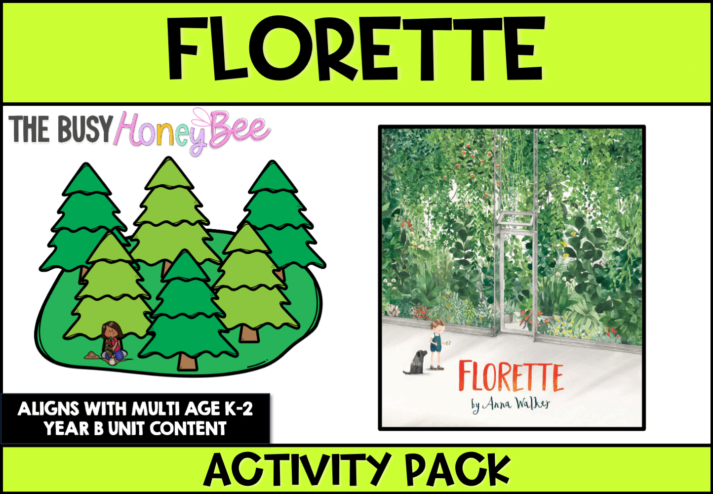 Florette by Anna Walker Activity Pack -