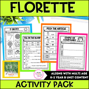 Florette by Anna Walker Activity Pack -