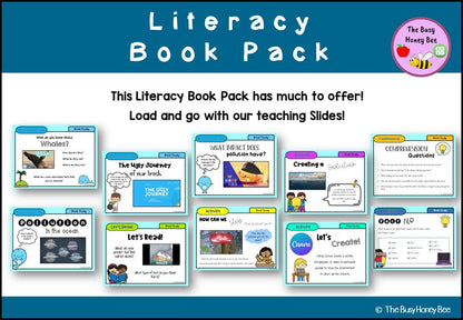 FREEBIE - Walk of the Whales Literacy Book Pack - Activity Pack